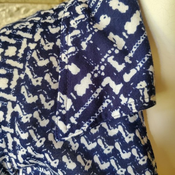 Parade Vintage 1970s Boho Printed Wrap Dress S - Picture 5 of 6